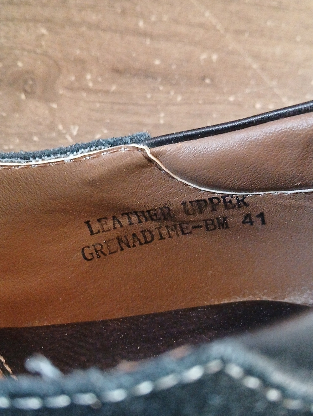 L'artiste Spring Step Grenadine Leather Black Slip On Shoes - Picture 4 of 7